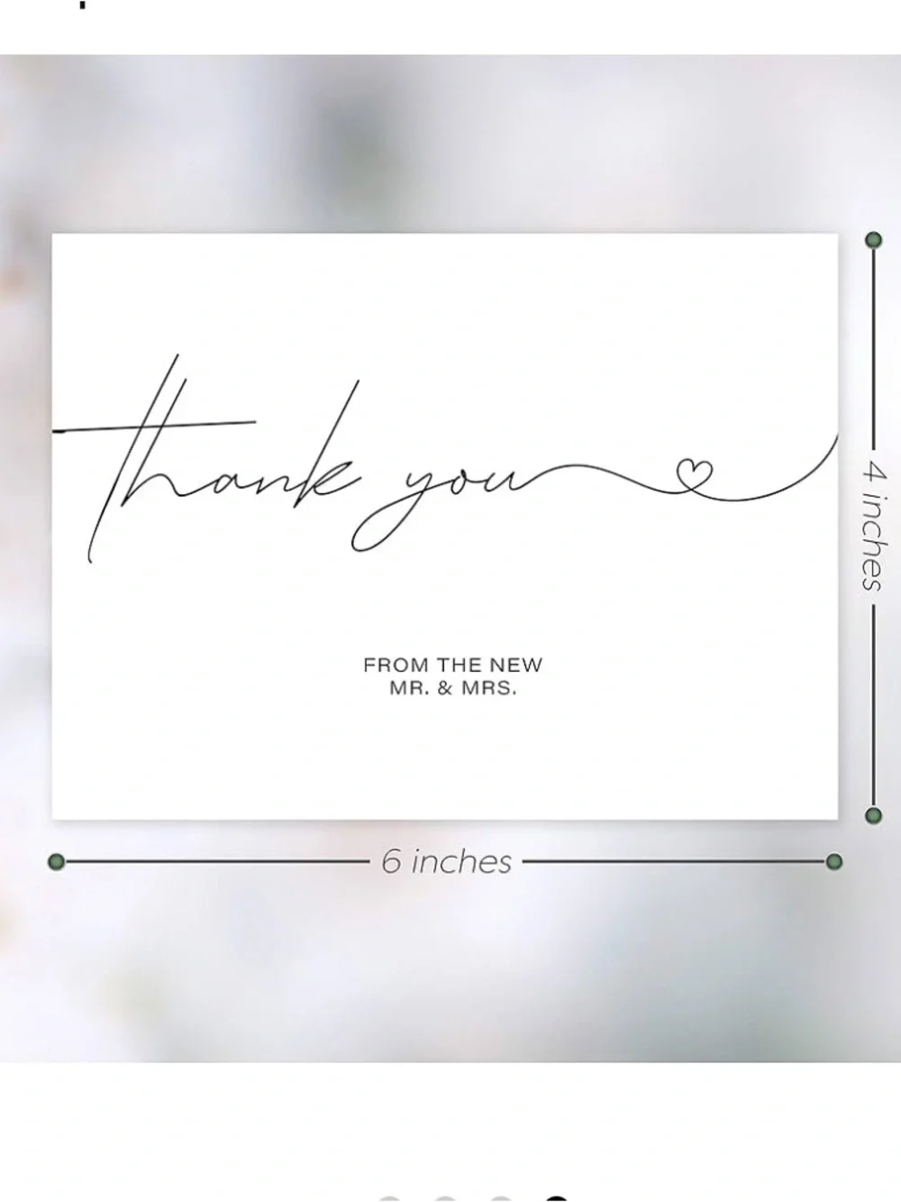 Amazon Thank You Cards Set with Kraft Envelopes and Gold Stickers